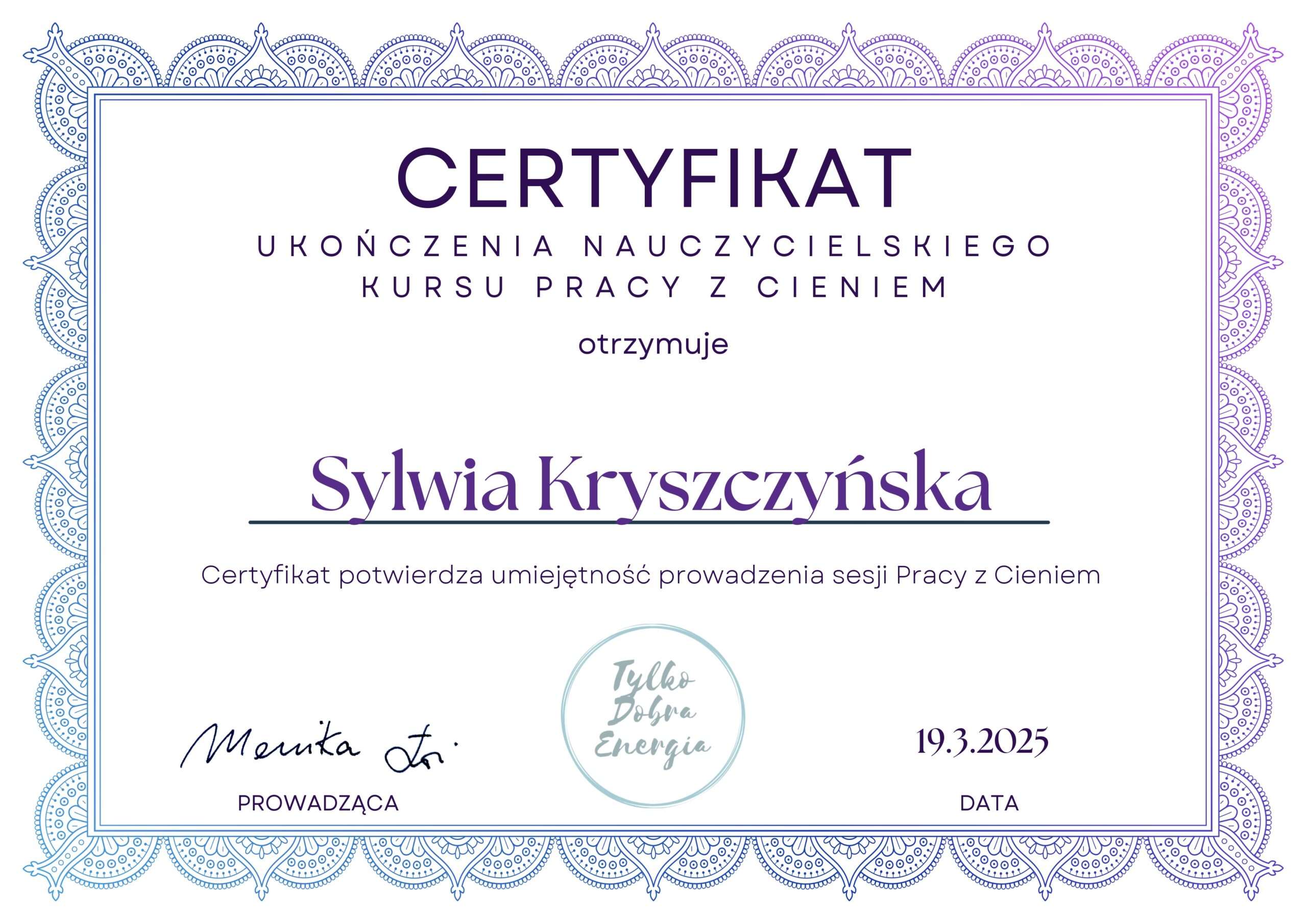 Certyfikat pracy z cieniem Tylko dobra energia_page-0001